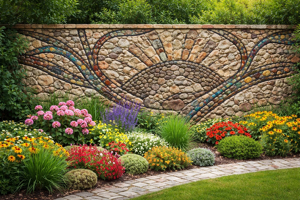 Desenli Bahçe Duvarı